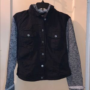 Jean jacket hoodie